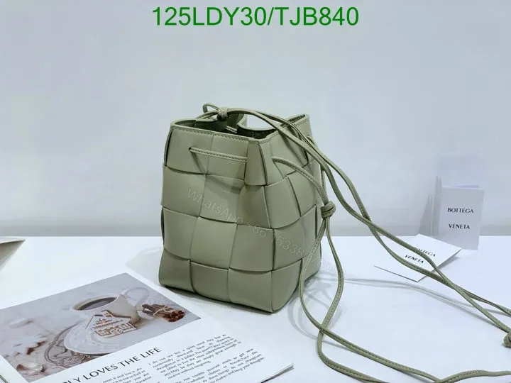 View 47 of Bottega Veneta Small Cross-Body Bucket Bag in Red BVF4722