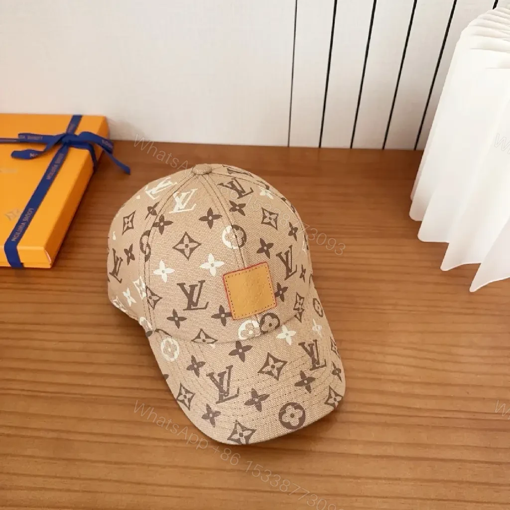 View 5 of Casual Luxe Cotton-Baseball Cap with Monogram Pattern