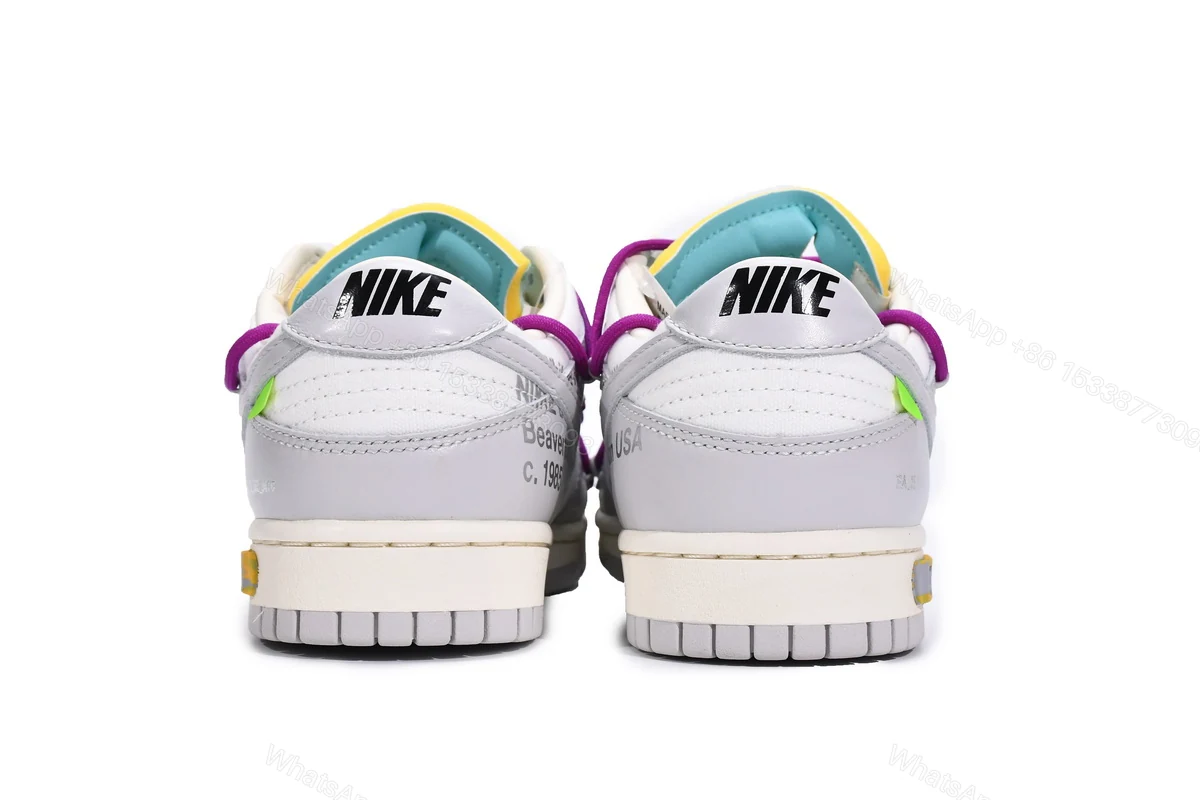 View 2 of OFF WHITE x Nike Dunk SB Low The 50 NO.21 DM1602-100