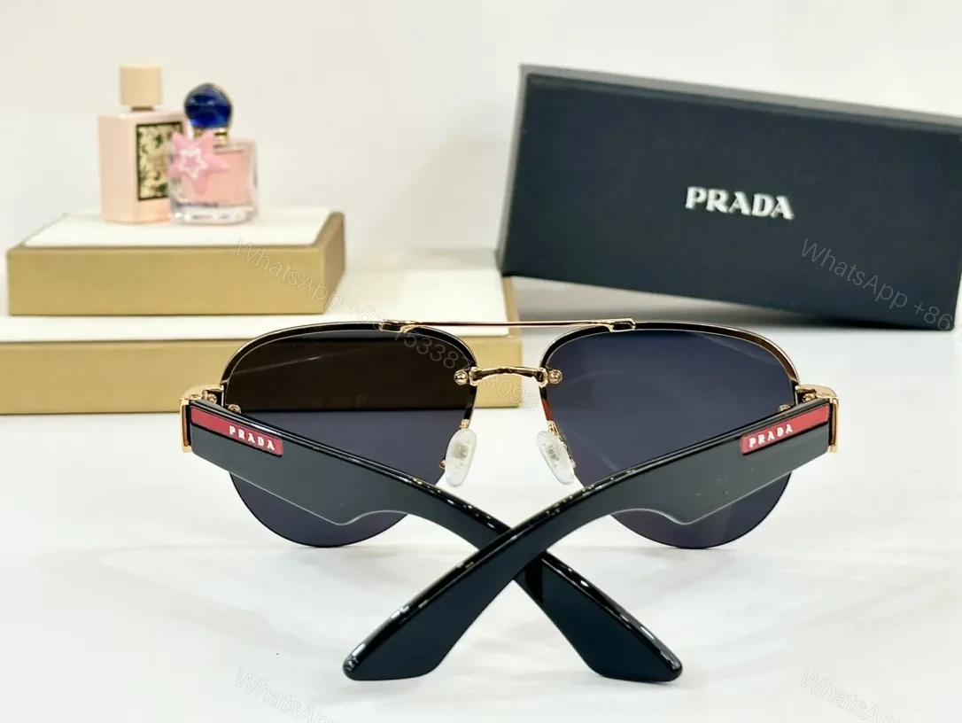 View 9 of Gradient Aviators: Luxe Gradient Lens Sunglasses, Metal/Acetate, Aviator, Signature Details