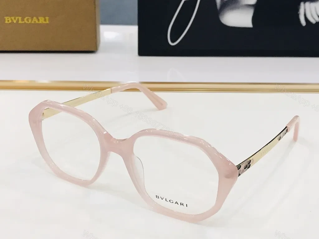 View 5 of Bold Pink Translucent Frames: BVLGARI All-Day Comfort Eyewear