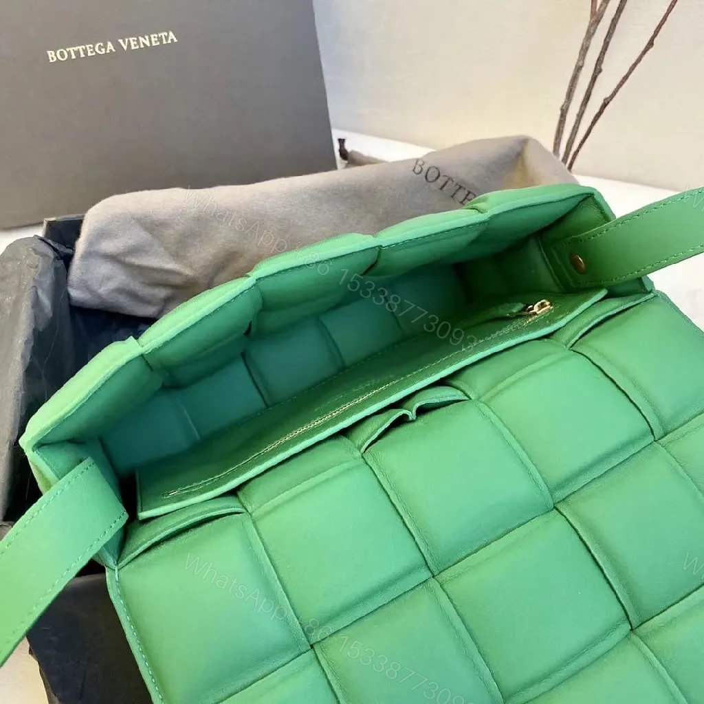 View 6 of Emerald Padded Crossbody: Textured, Everyday Chic Bag
