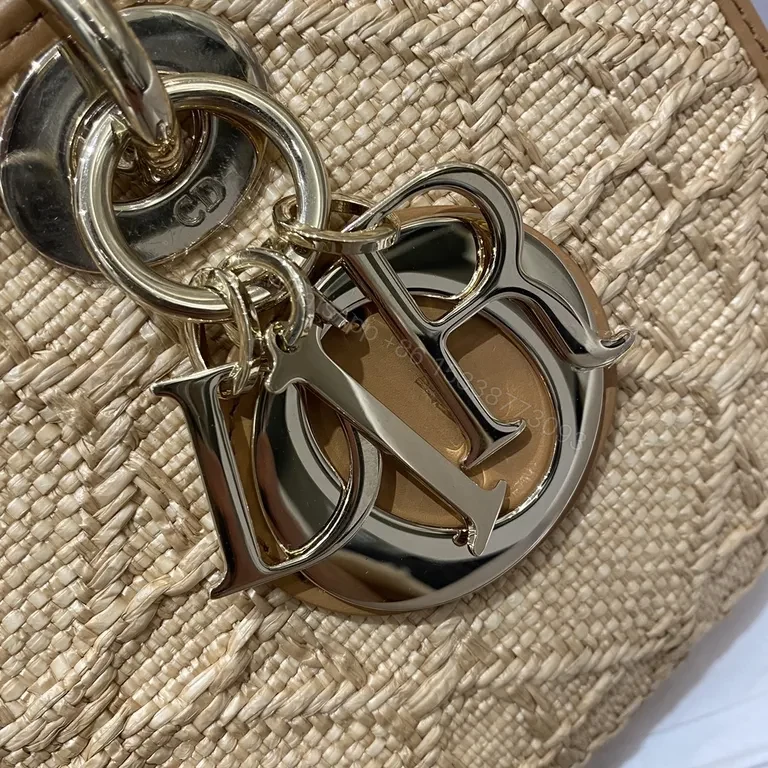 View 7 of Dior-Inspired Woven Handbag: Luxury Everyday Carry