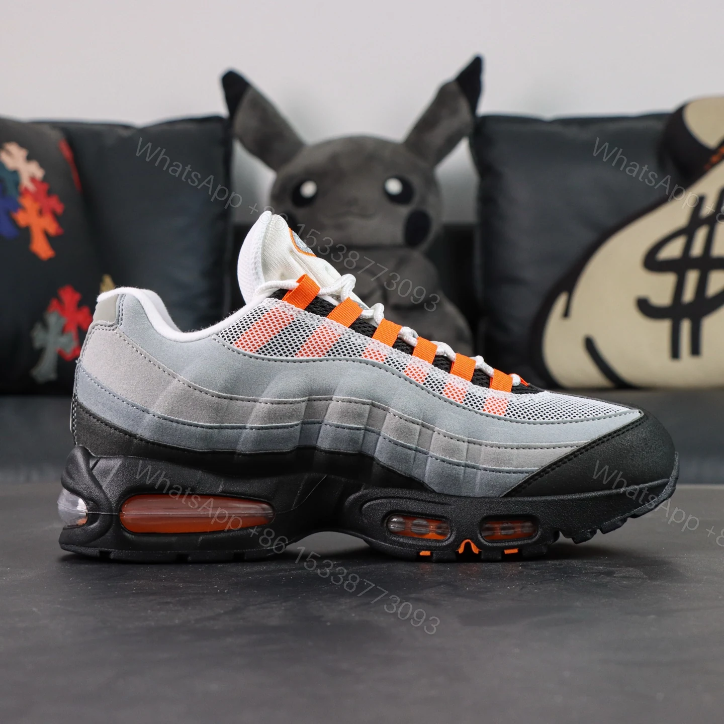 View 2 of Air Max 95 OG ‘Bright Mandarin’