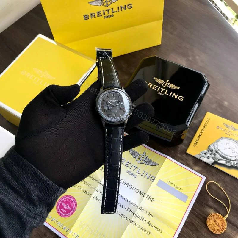 View 3 of Breitling Chronomat B01 Black Dial 43mm Quartz