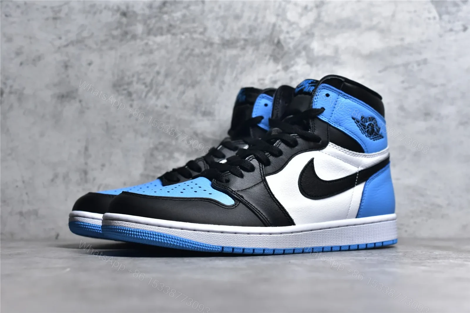 View 2 of Air Jordan 1 Retro High OG “UNC Toe” Reps