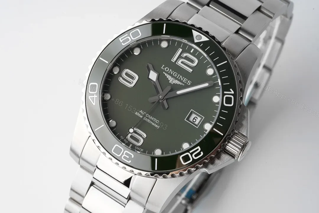 View 3 of Longines Conquest Green Dial Automatic Stainless Steel Watch