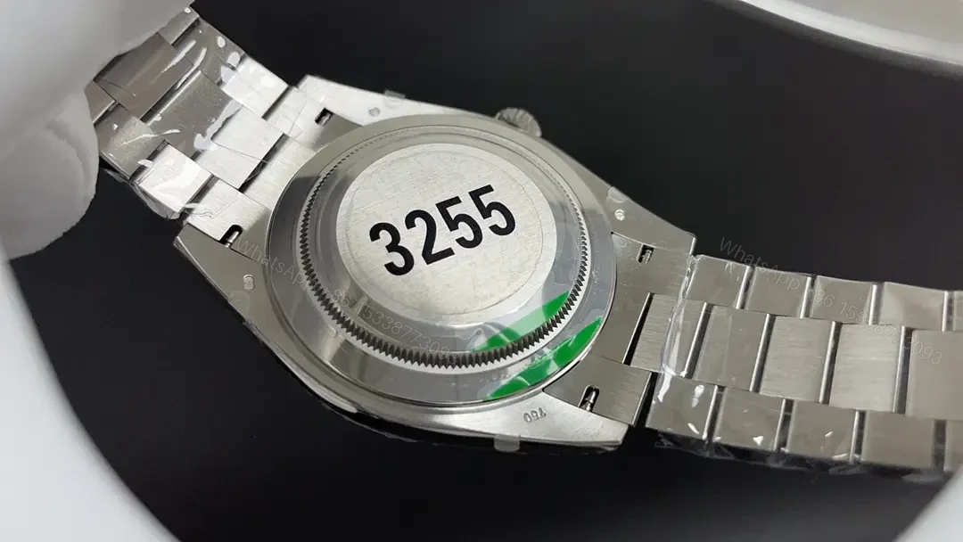 View 6 of Rolex Day-Date 40mm White Gold Blue Dial Weekly Calendar Automatic Watch RLX-DD-40-WG-BLU-3255-WEEKLY