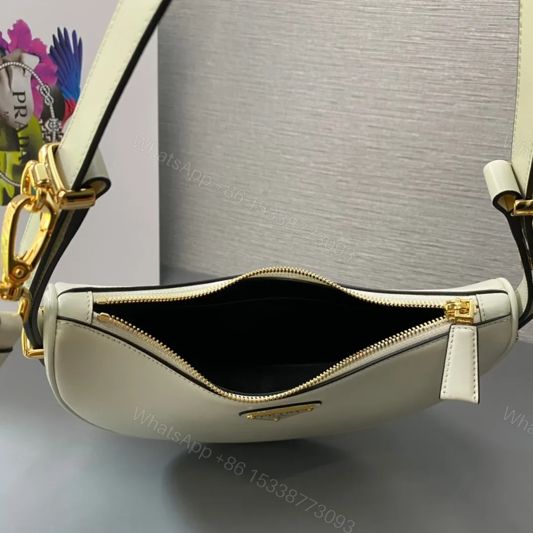 View 6 of Prada Arque Small Leather Shoulder Bag