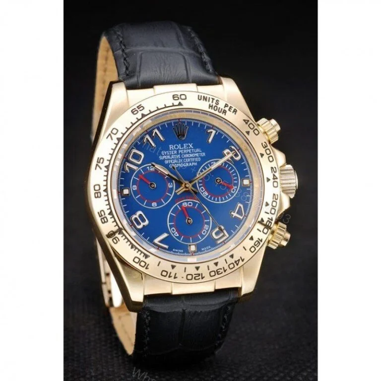 View 5 of Replica Rolex Cosmograph Daytona Blue Dial 39mm