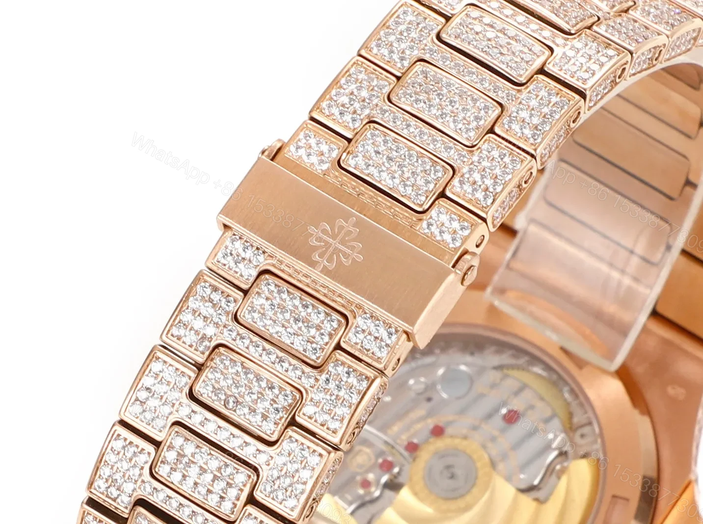 View 9 of Patek Philippe Rose Gold Diamond Watch