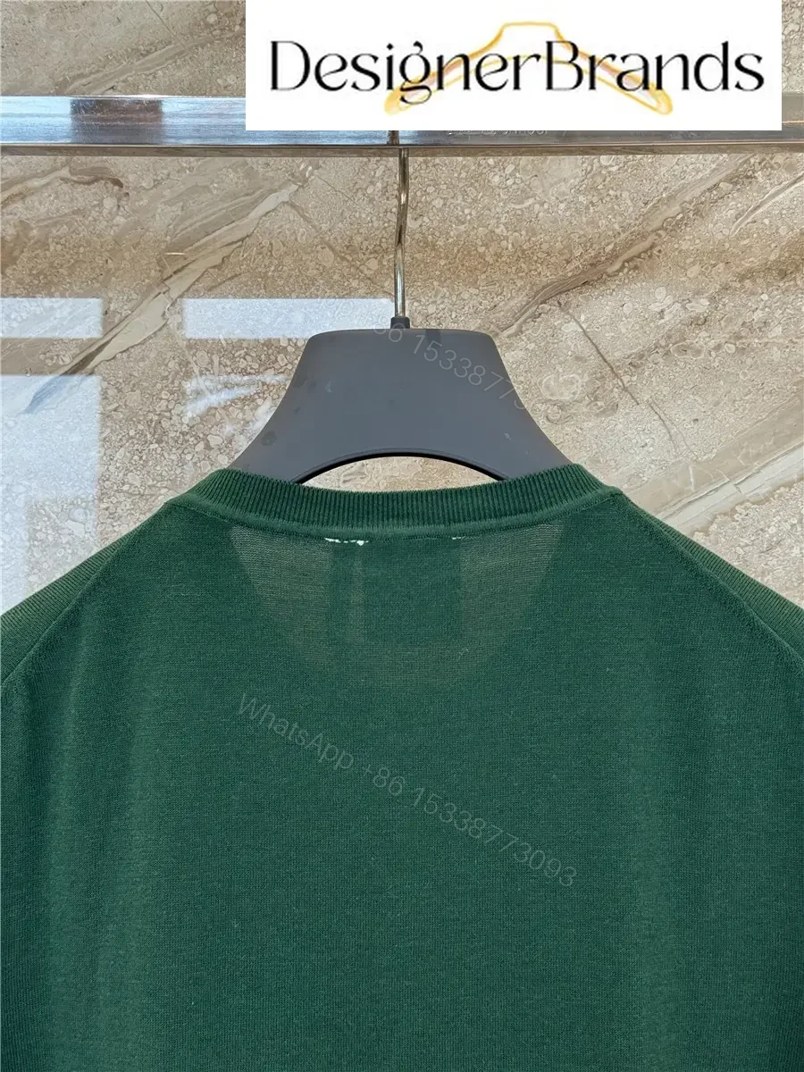 View 9 of Dior Green Pride and Prejudice Cover Short-Sleeve Knit Top