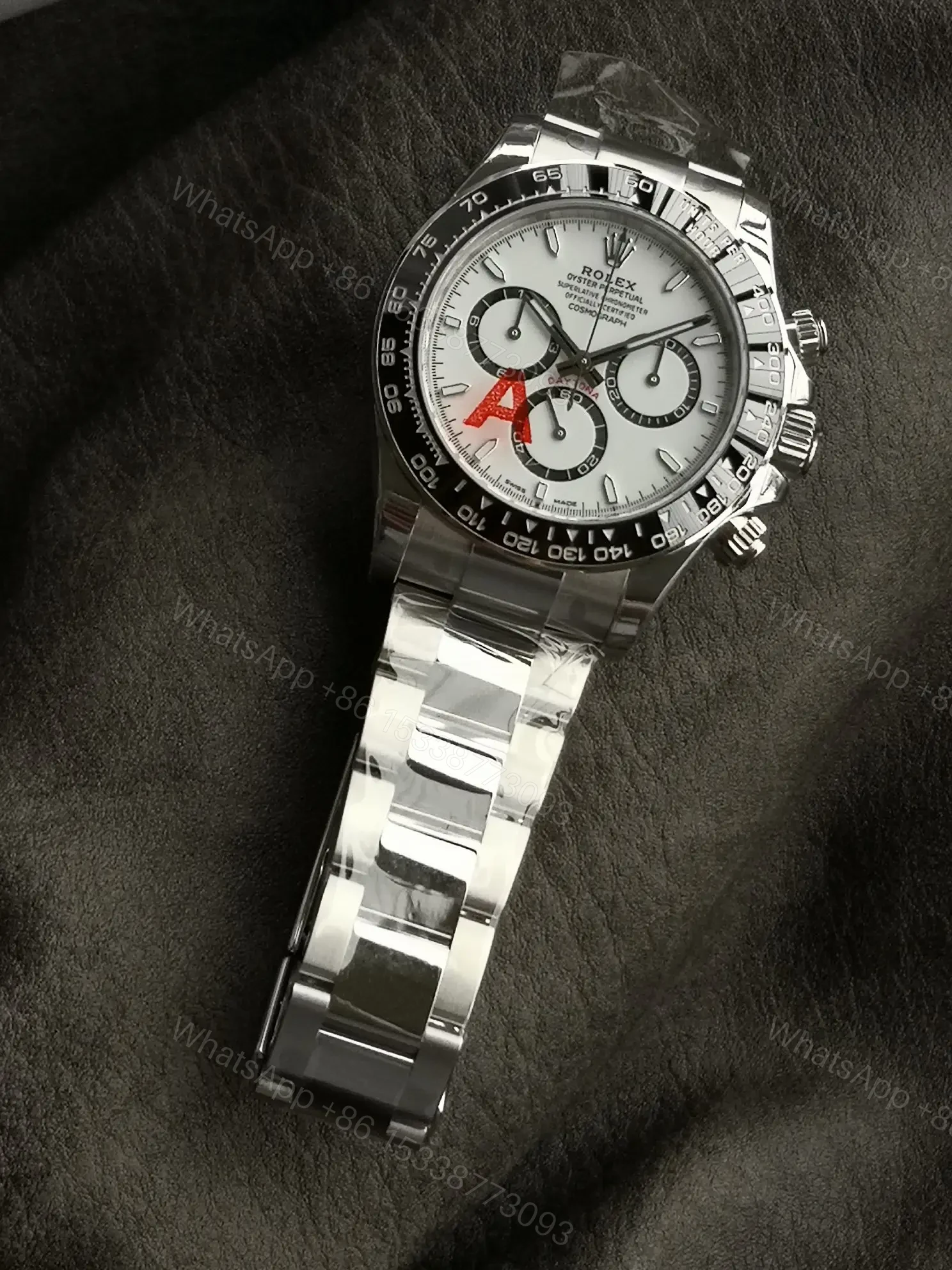 View 2 of Rolex Daytona VSF V1 White Dial Replica 40mm 126500LN-0001