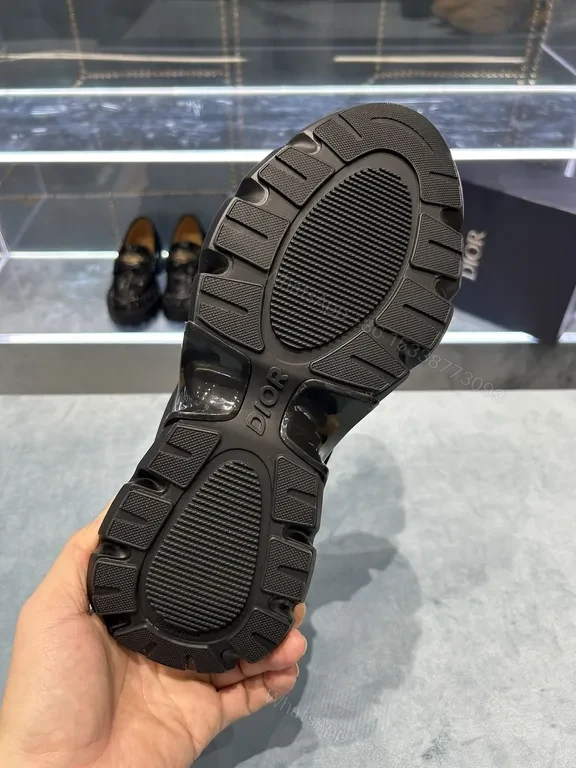 View 4 of Black Premium Dior-Inspired High-Top Sneaker with All-Day Comfort