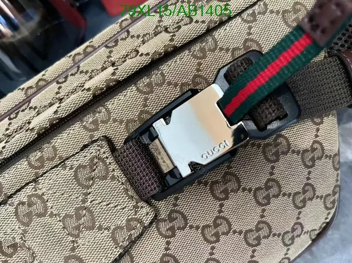View 6 of Gucci Small GG Belt Bag Beige and Ebony PTF637