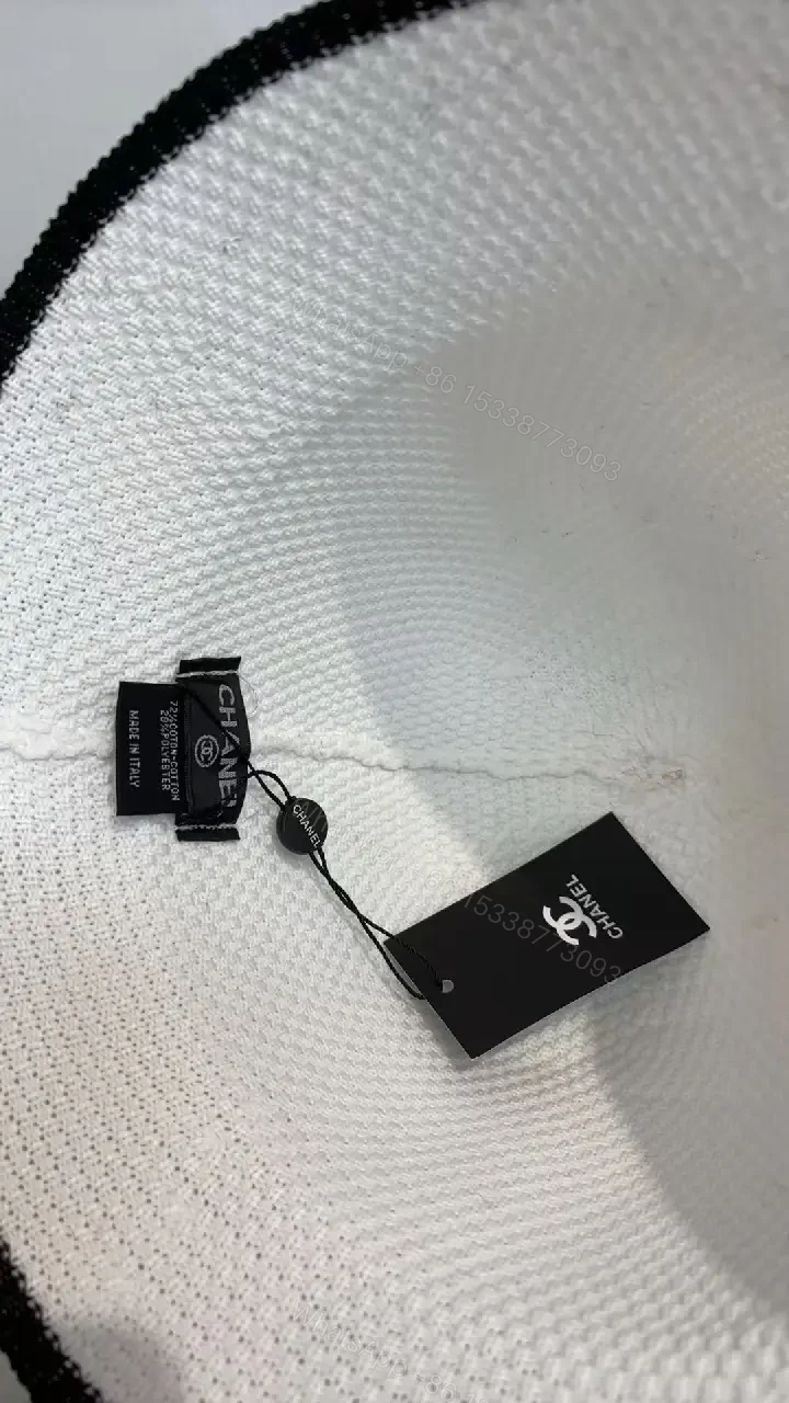 View 5 of Woven Bucket Hat: Dual-Color Luxe Texture, Logo Accent