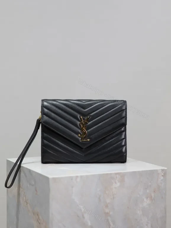 Chic Quilted YSL Wallet on Chain â€“ Compact Luxury Bag — view 1
