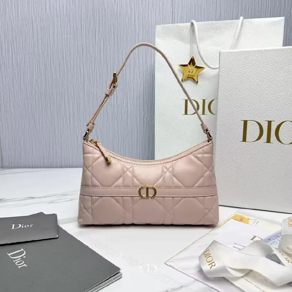 Pastel Quilted Mini Bag with Chain-Handle, Luxe Everyday Style — view 1
