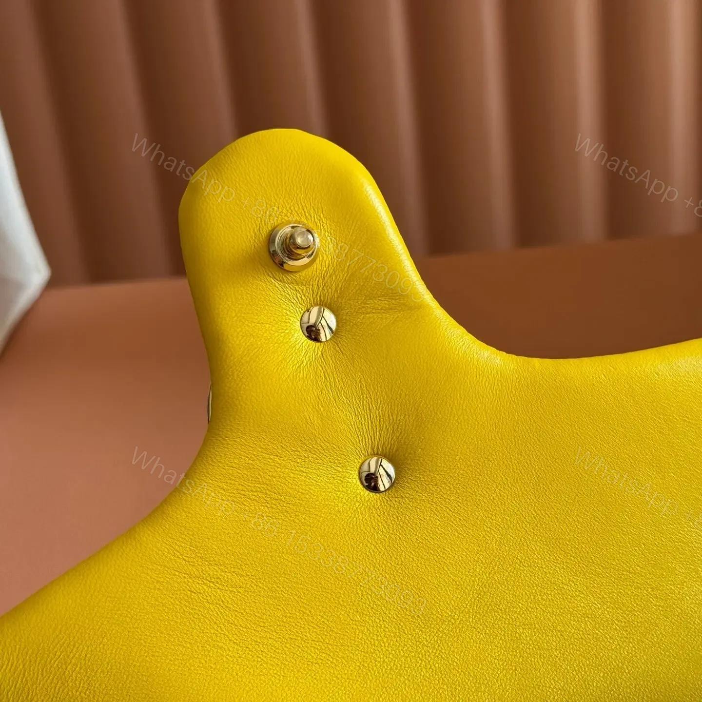 View 5 of GUCCI GG MARMONT BAG 26 IN YELLOW LAMBSKIN