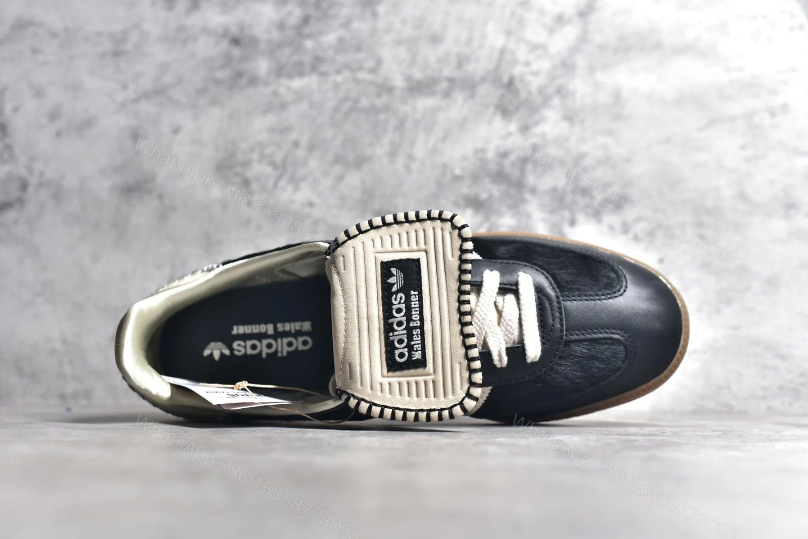 View 7 of Adidas Samba Pony Tonal Wales Bonner Core Black