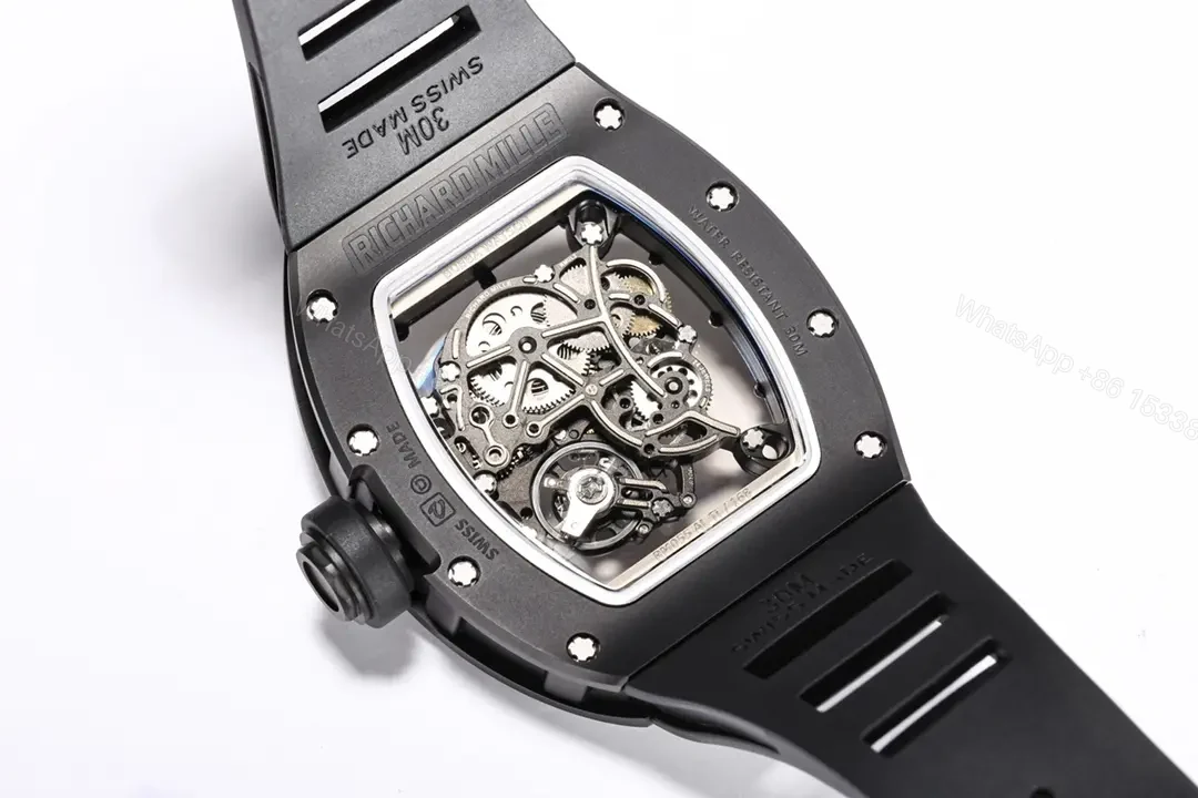 View 8 of EUR Factory BBR Richard Mille RM055 Black Skeleton Watch