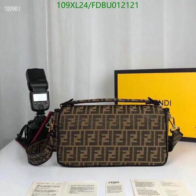 View 4 of Fendi Baguette Fabric Bag FDBU07452 – Chic and Stylish