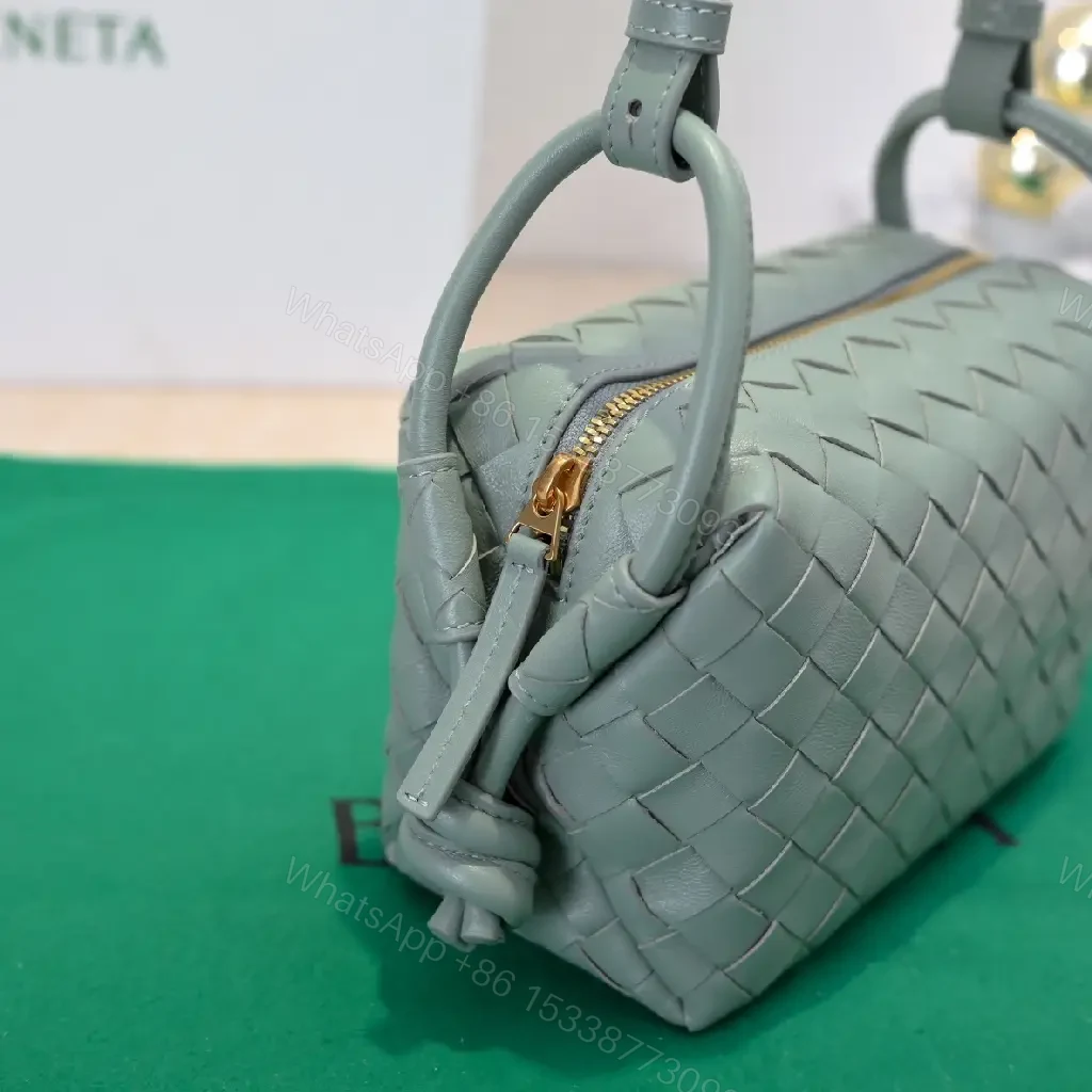 View 2 of Sage Weave Mini Bag: Textured, Compact, Everyday Luxe