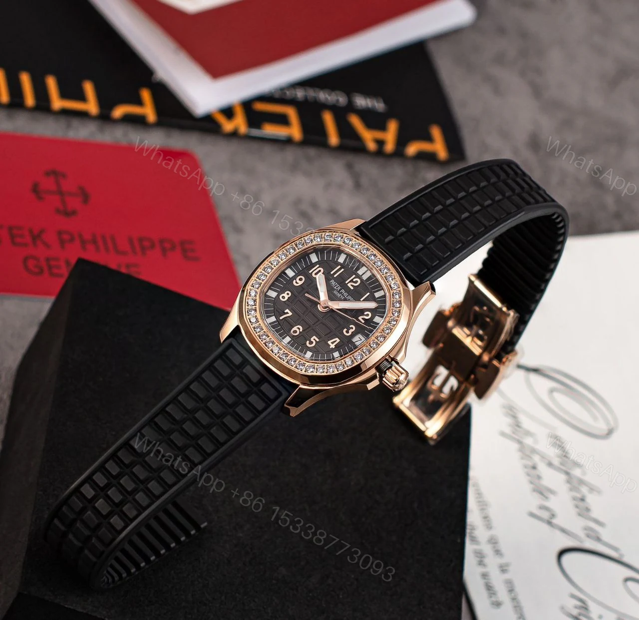 View 4 of Patek Philippe Rose Gold – Ladies – Aquanaut