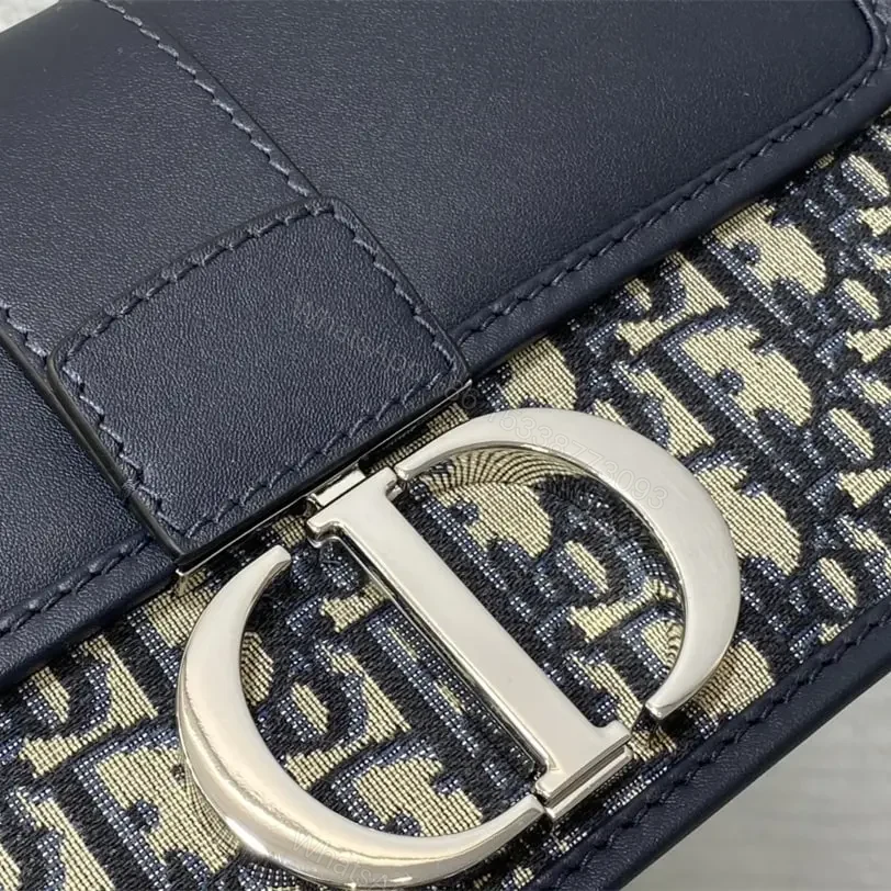 View 6 of 高仿Dior*Montaigne系列M920M928單肩包藍色中號免檢版