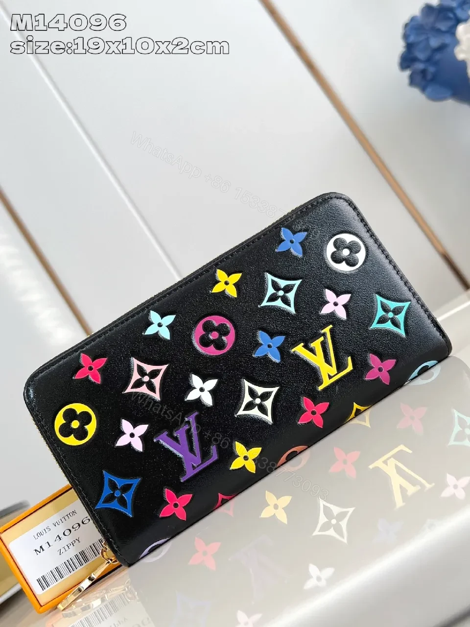 Vibrant Multicolor Monogram Clutch: Luxe Day-to-Night — view 1