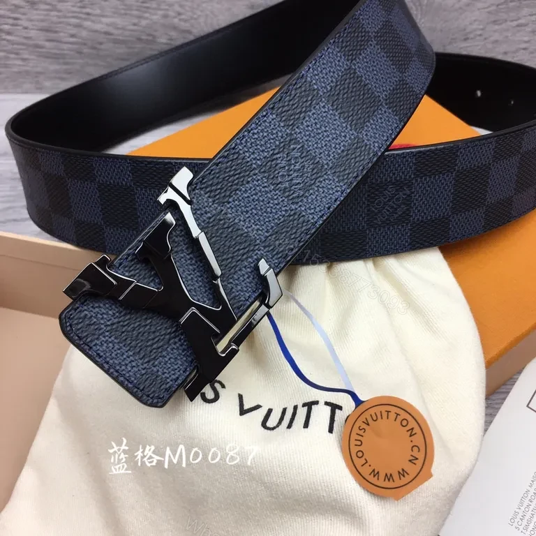 View 4 of Damier Graphite Belt: Signature Pattern, Everyday Luxury accessory