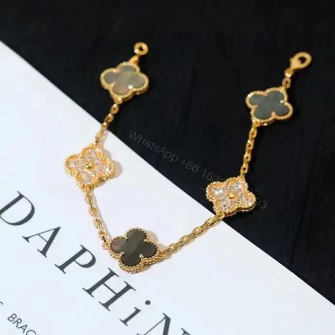 View 2 of 高仿首飾VanCleef&Arpels*RP2R100珍珠貝母玫瑰金手鏈