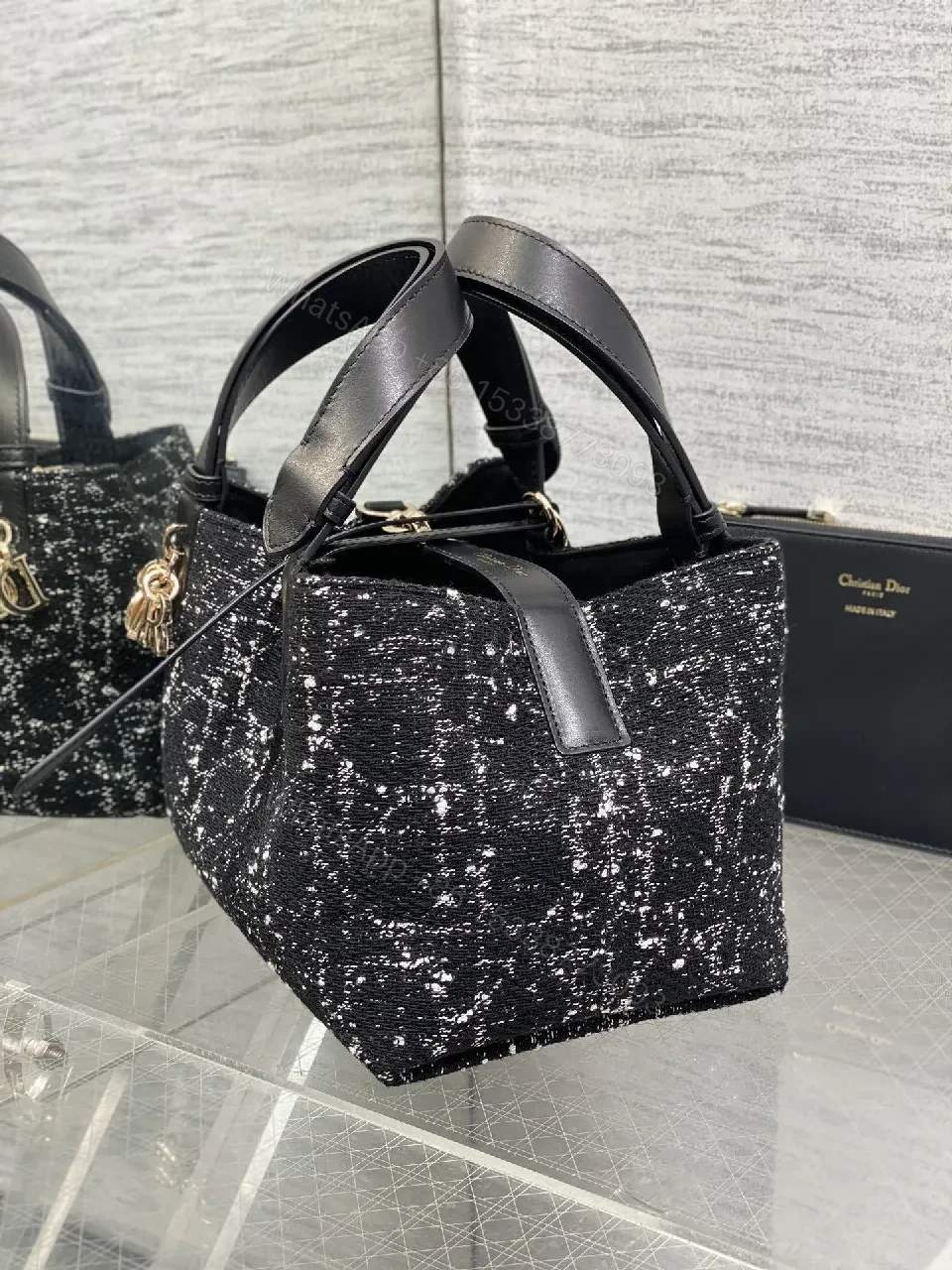 View 8 of Chic Sequin Satchel: Luxe Gold Charm Everyday Glamour
