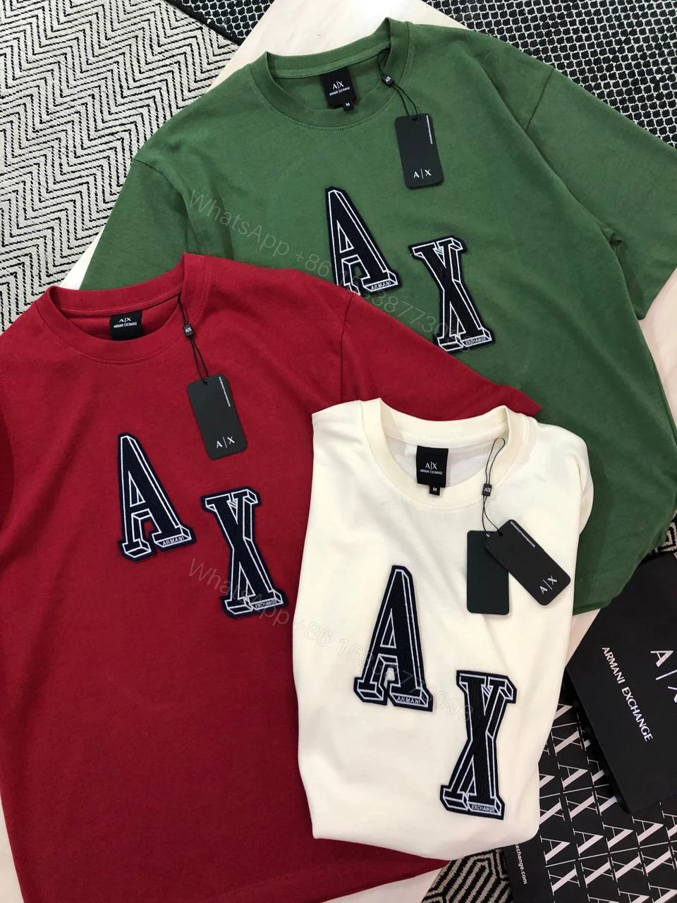 View 4 of FIRST COPY ARMANI IMPORTED COTTON SUMMERWEAR T-SHIRT