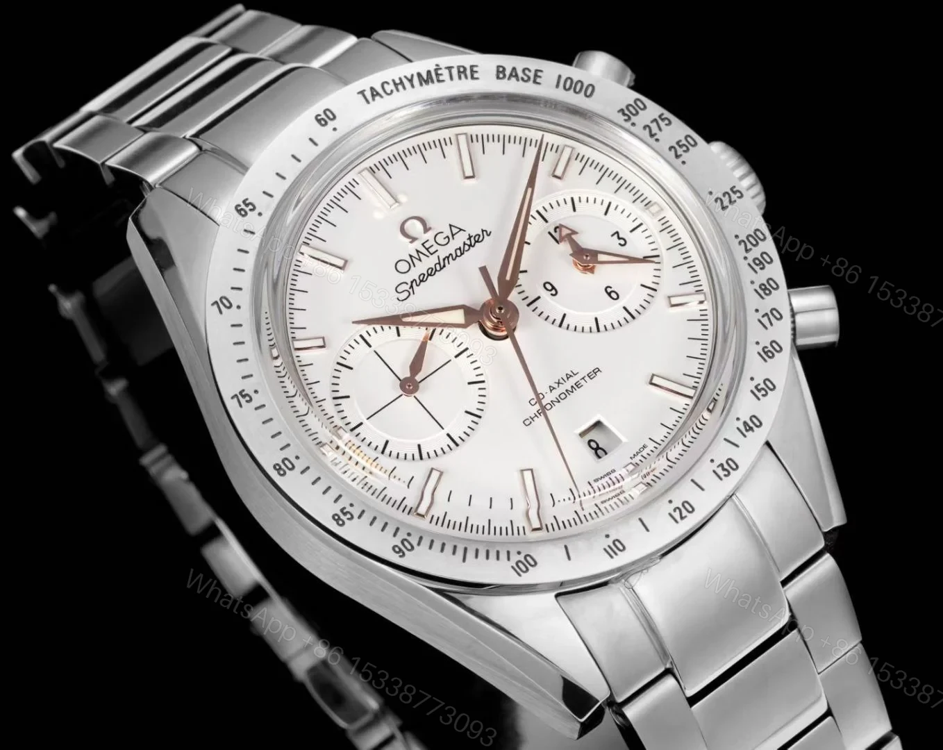 View 3 of Omega Speedmaster 57 White Replica Steel Bracelet 42MM Premium 331.10.42.51.02.002