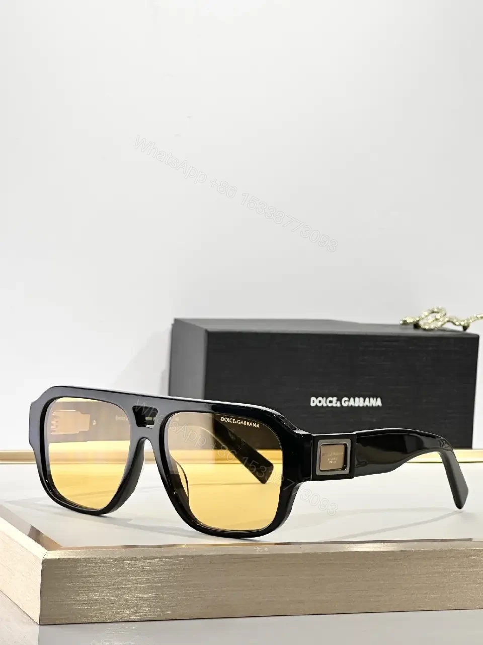 View 6 of Bold Acetate Sunglasses: Large-Frame Luxury UV Protection