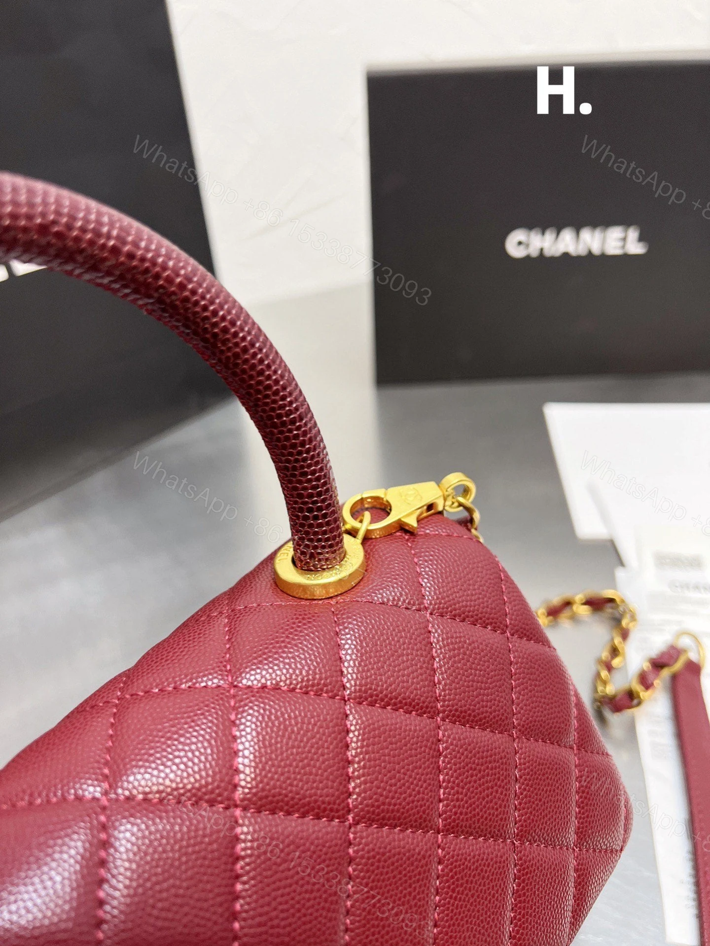 View 7 of Chanel Medium Coco Handle Bag