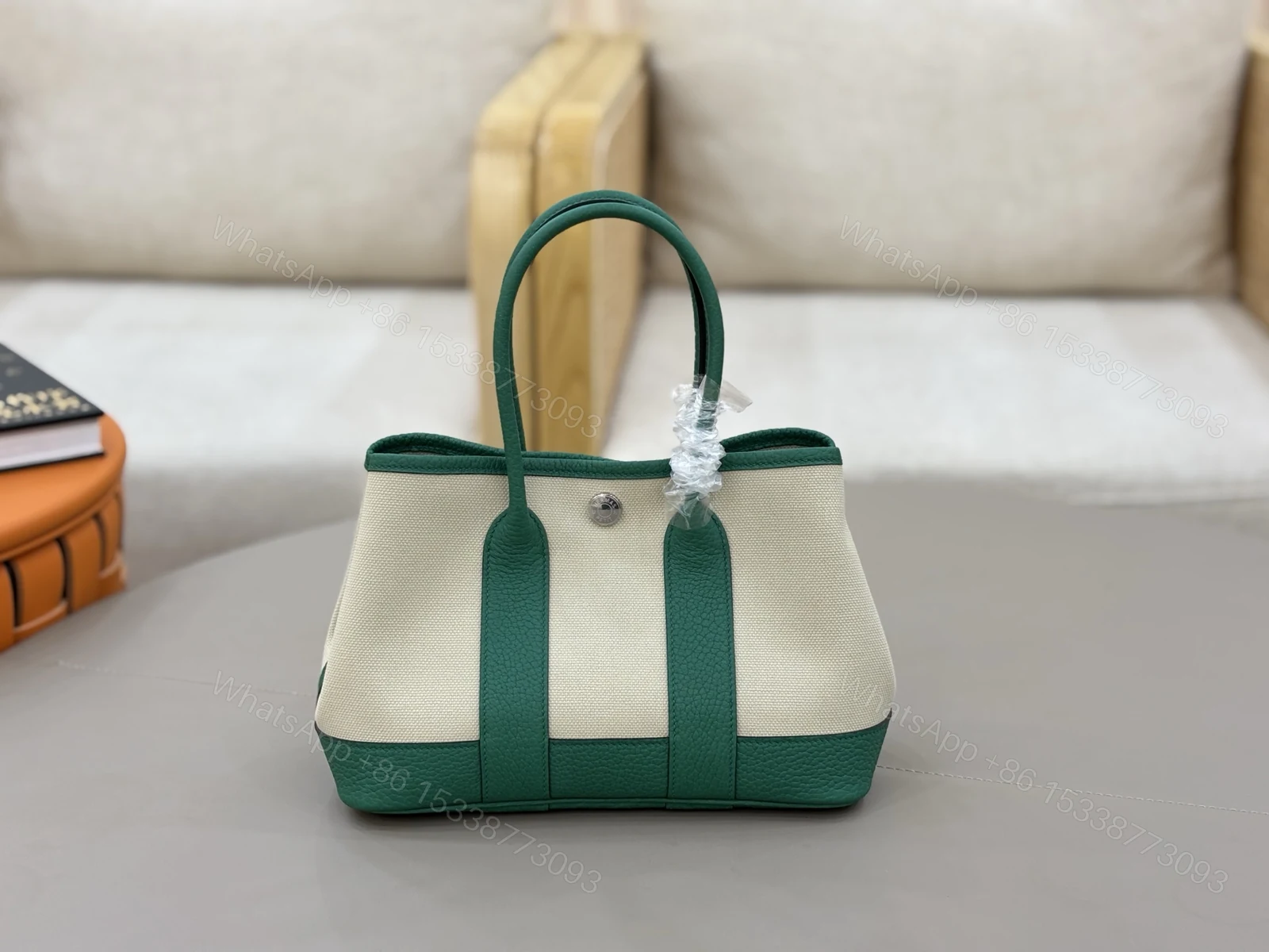 Hermès 一比一 女款 Garden Party 手提包 經典拼接款 輕奢百搭 — view 1