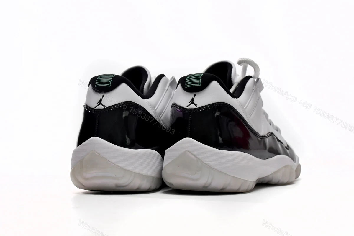 View 3 of Air Jordan 11 Retro Low Emerald 528895-145