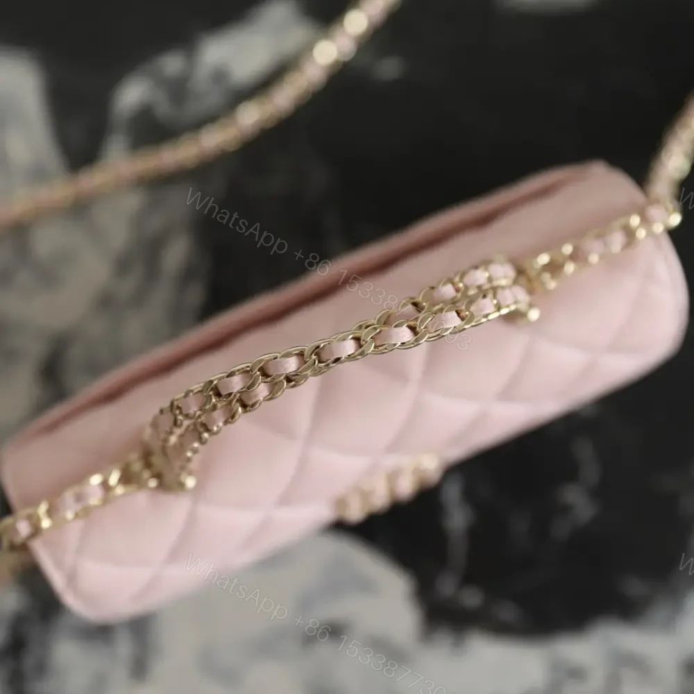 View 6 of 高仿Chanel*25S系列AP3238亮面小牛皮單肩包粉色免檢版