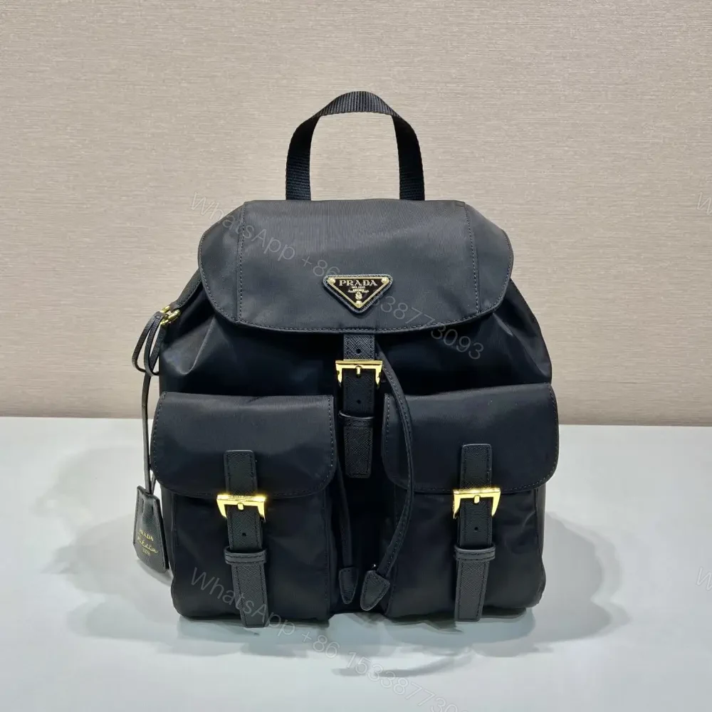 高仿Prada中古雙肩包1BZ677金扣免檢版 — view 1
