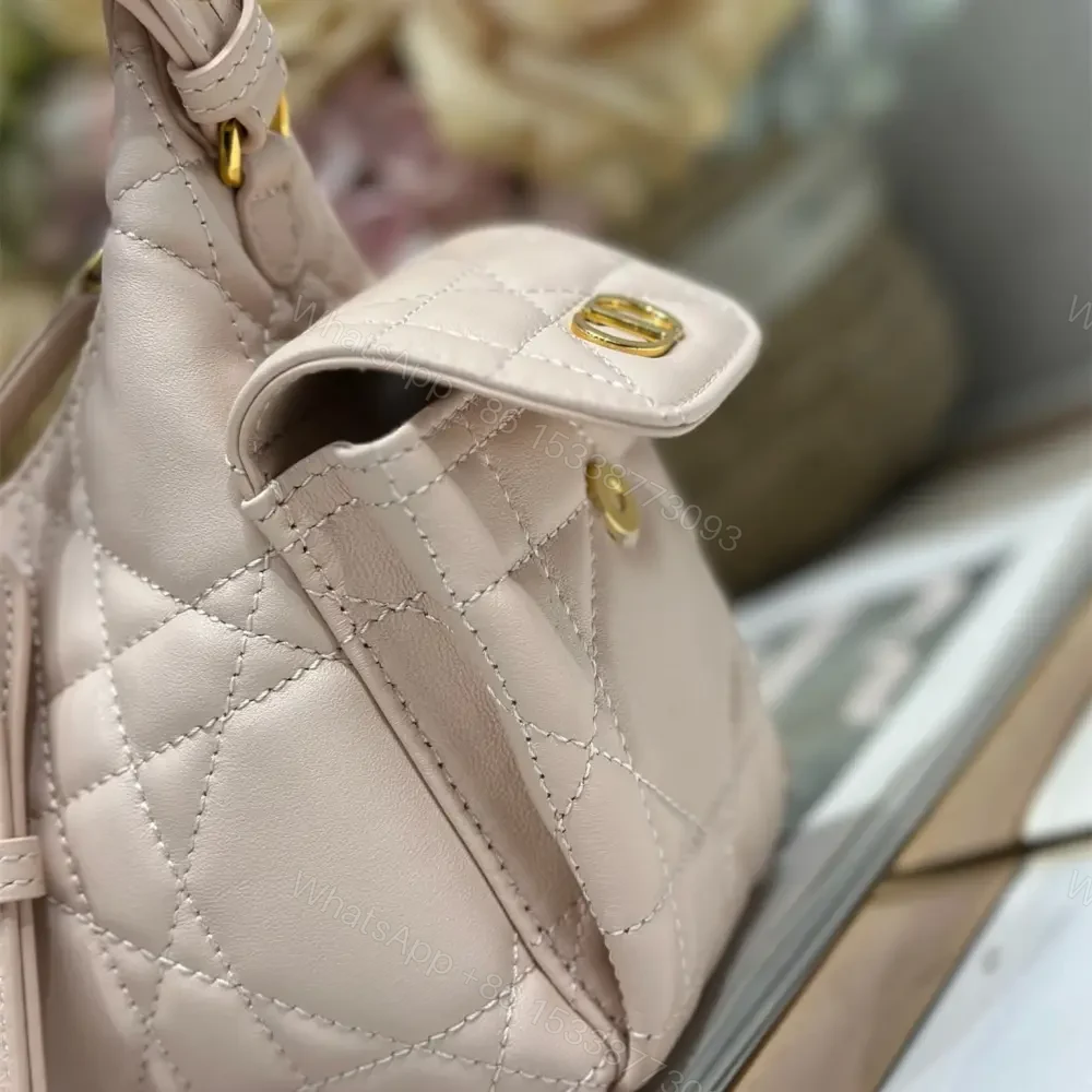 View 6 of 高仿Dior*D-Dream系列S525M413小羊皮斜挎包Mini粉色免檢版