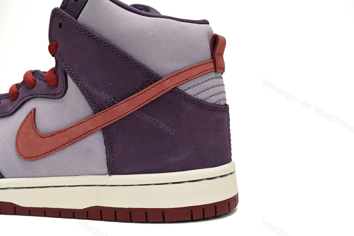 View 4 of Nike Dunk SB High Daybreak Plum 313171-500