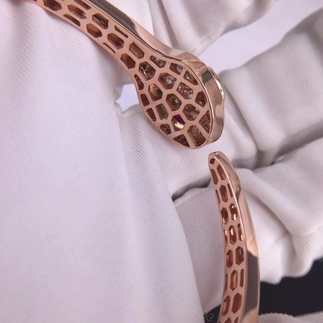 View 10 of Bvlgari Serpenti 18k pink gold bracelet