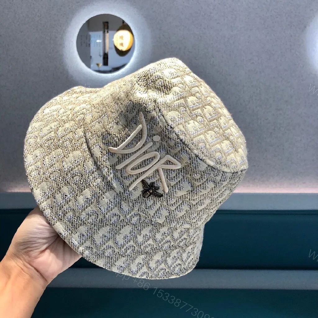 View 6 of Textured Monogram Bucket Hat: Jacquard Detail, Unisex Style