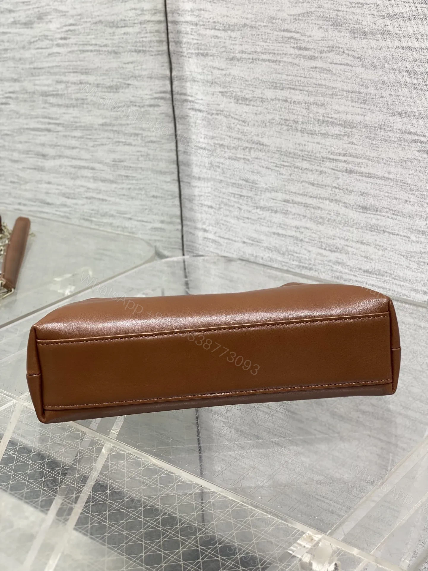 View 6 of Dior Bow Bag Small Brown