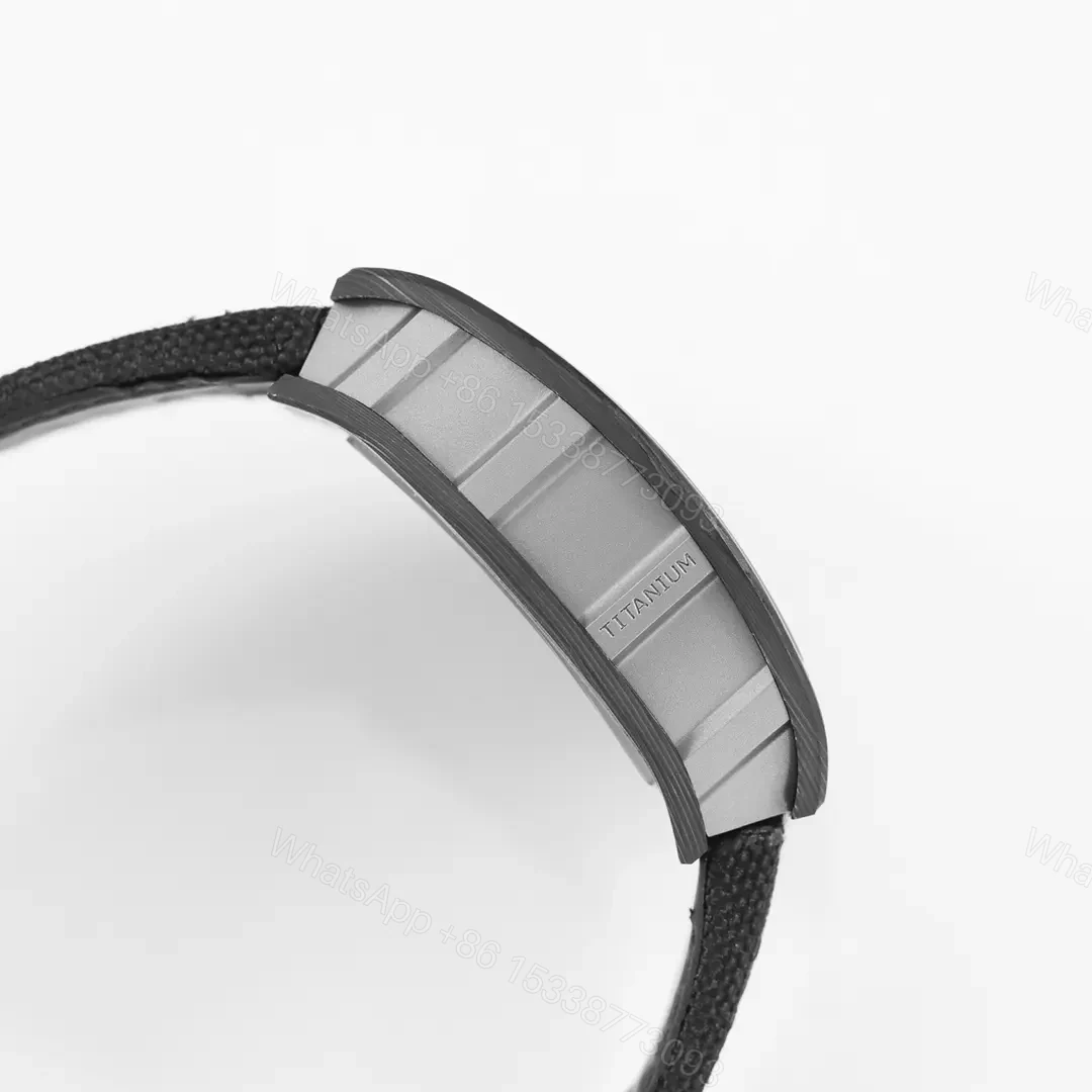 View 2 of JB Factory KU+ Black Carbon Fiber Skeleton Watch