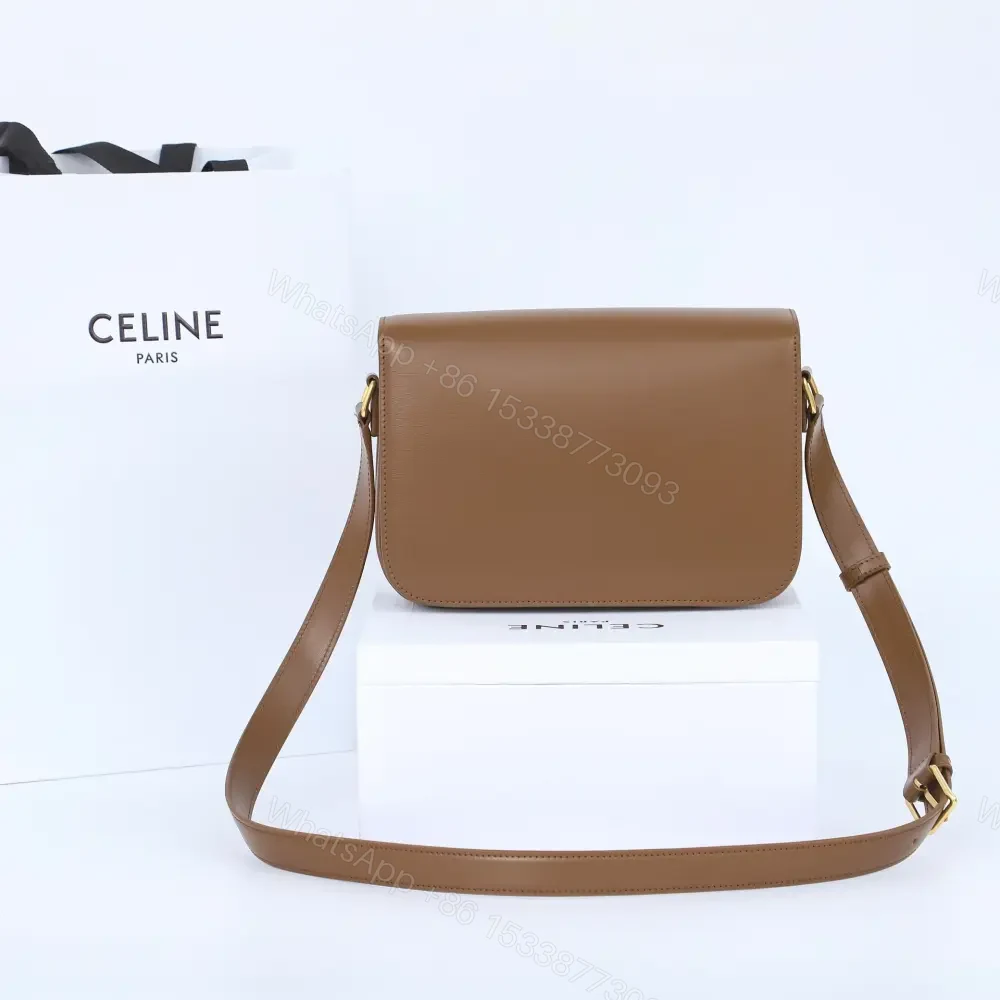 View 2 of 高仿Celine*Triomphe系列手袋187363棕色中號免檢版