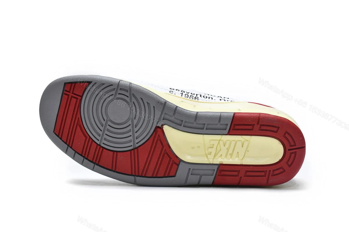 View 11 of Off White x Air Jordan 2 Retro Low SP White and Varsity Red DJ4375-106