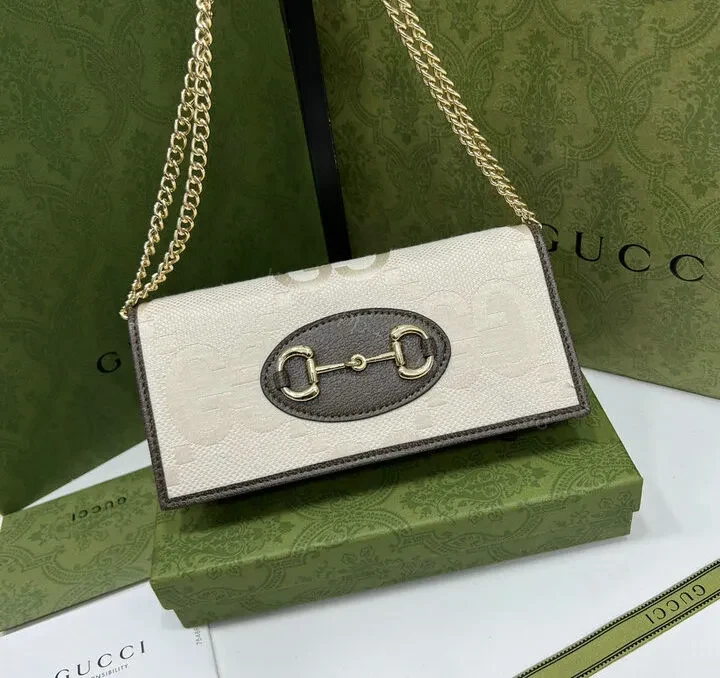 Gucci 1955 GG Supreme Horsebit Bag Replica ST89WM — view 1